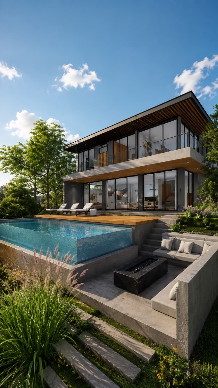 Render oficial de Aguas Calientes en Lago de Coatepeque, Santa Ana